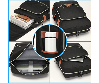 MALETIN/MOCHILA ANTIRROBO LAPTOP NEGRO