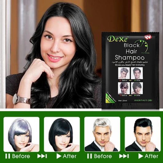 SHAMPOO TINTE O CUBRE CANAS Color NEGRO