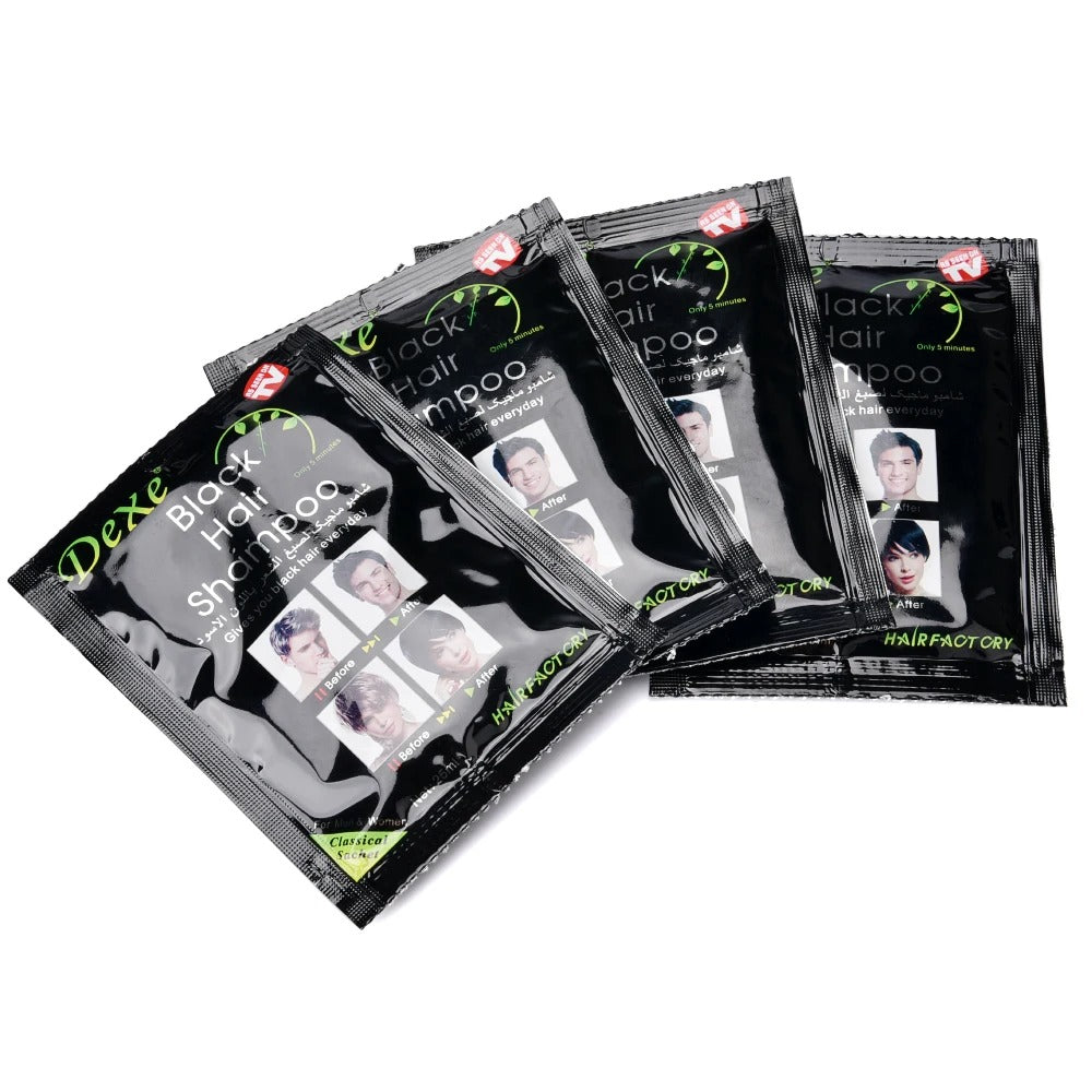 SHAMPOO TINTE O CUBRE CANAS Color NEGRO